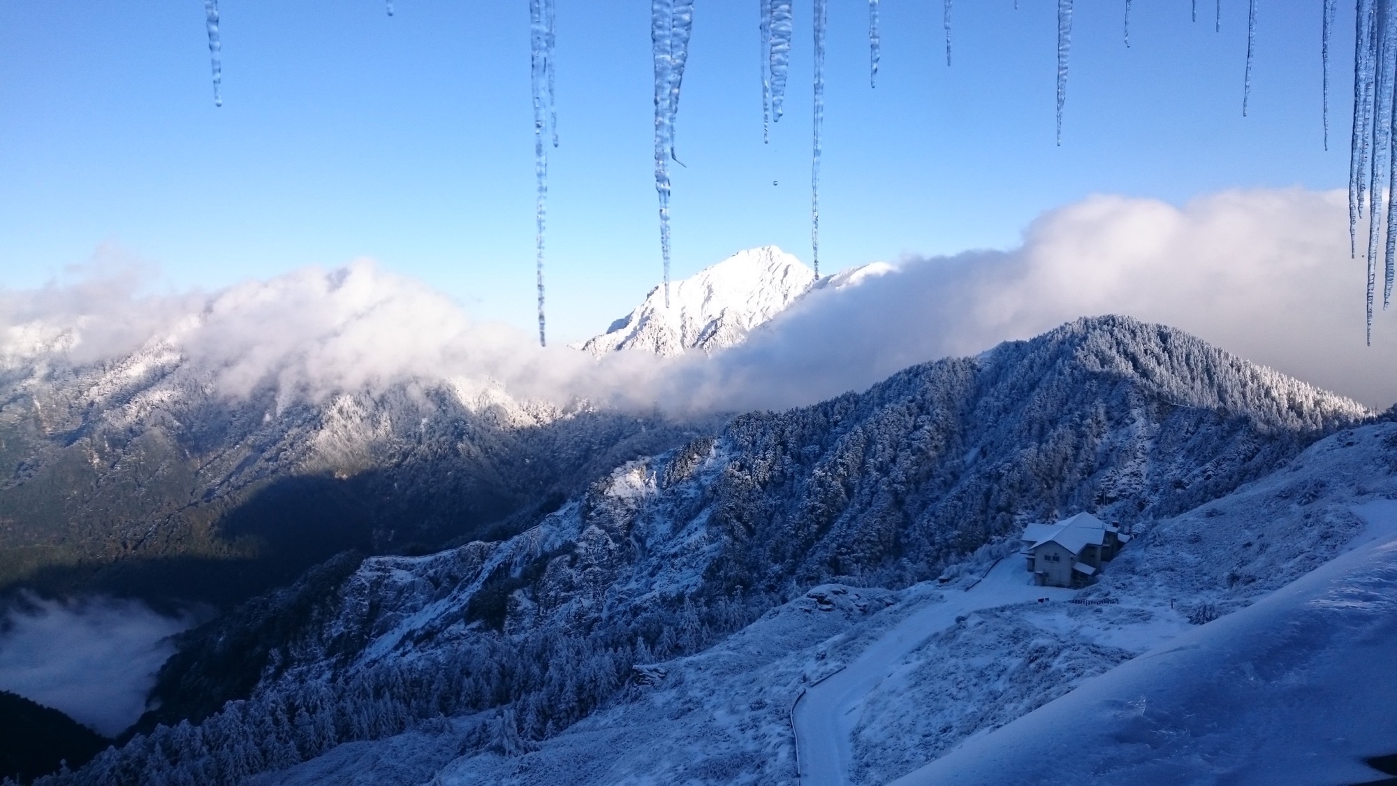 合歡山雪景